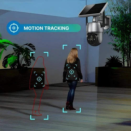 Solar Powered 360 Degree Outdoor Security Camera