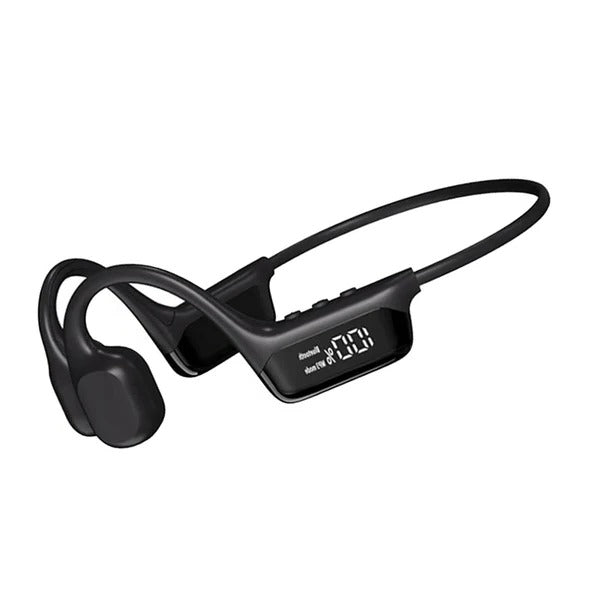 Water-Resistant Bone Conduction Headphones with 32GB Storage and AI Noise Filtering