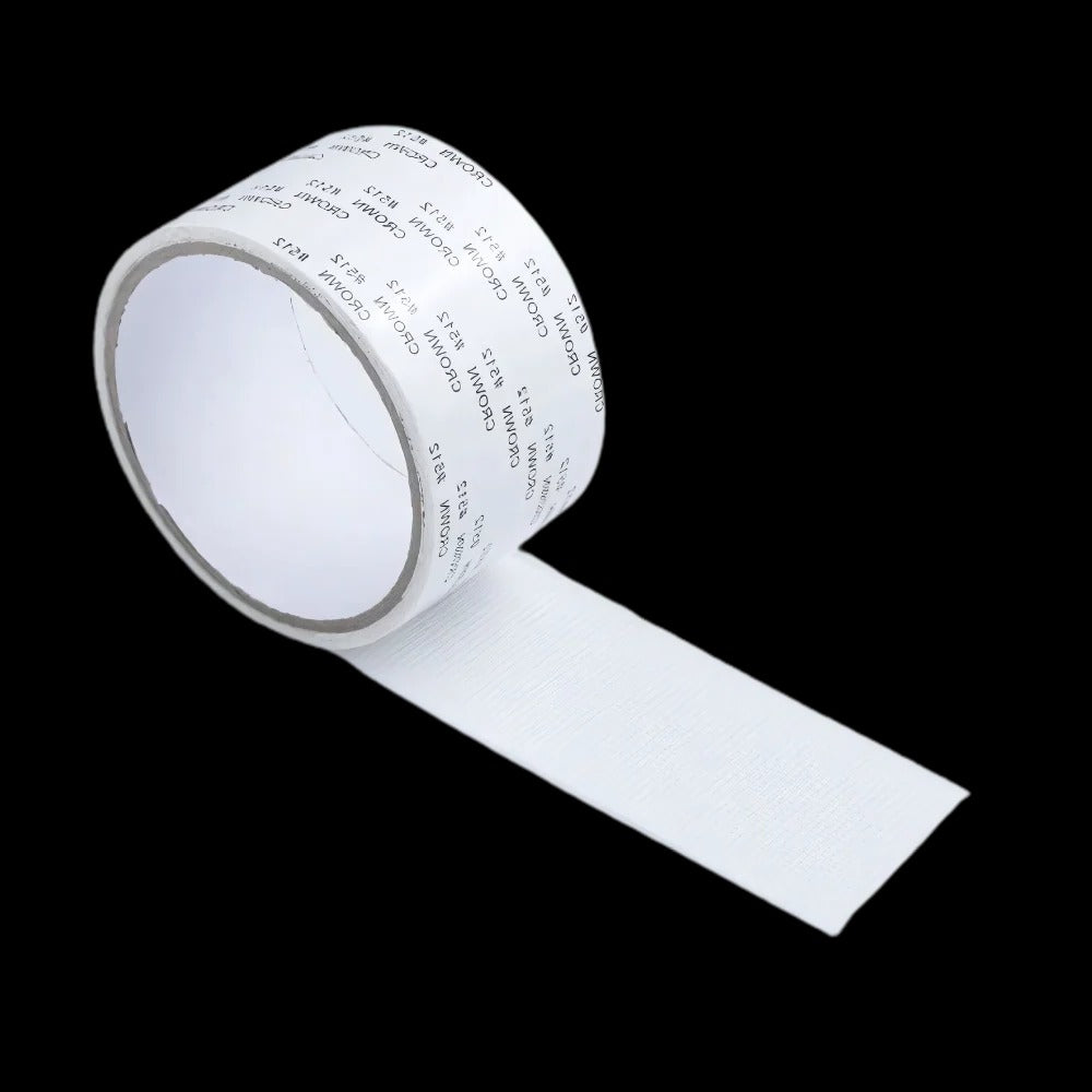 Screen Repair Tape for Mesh and Window Screens with Fiberglass Reinforcement