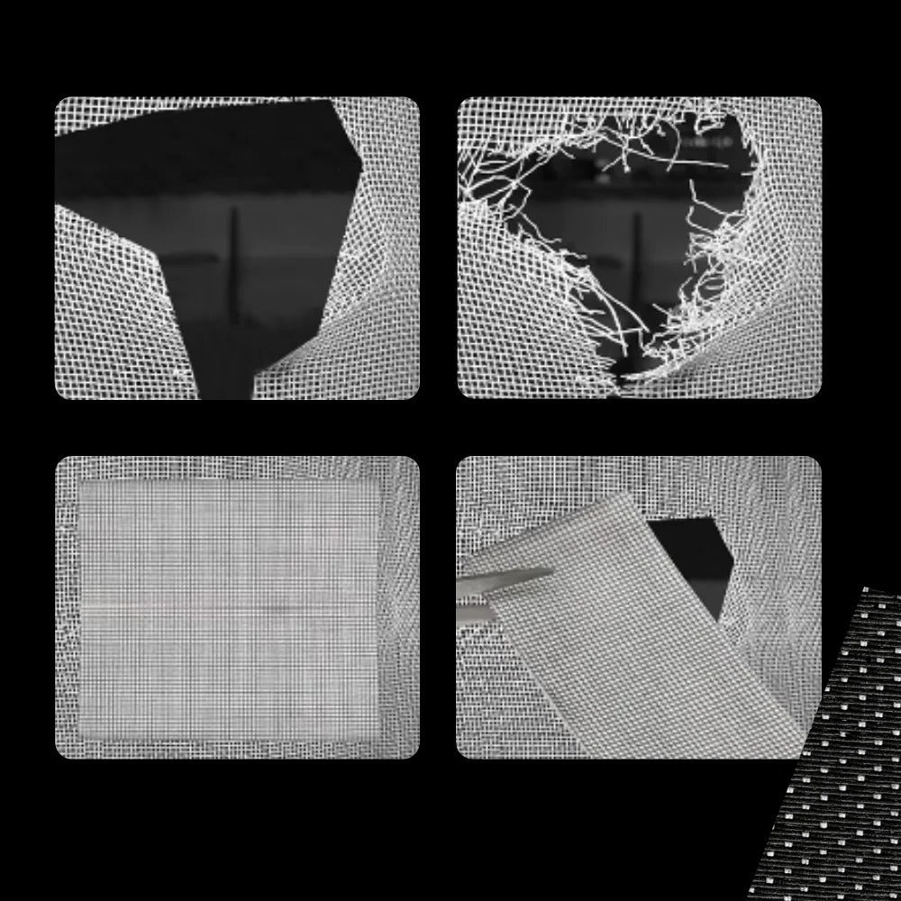 Screen Repair Tape for Mesh and Window Screens with Fiberglass Reinforcement