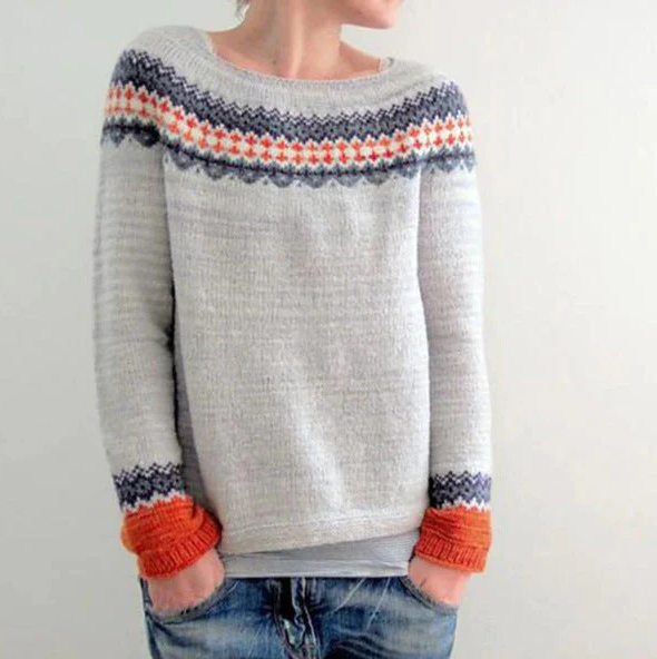Women's retro sweater