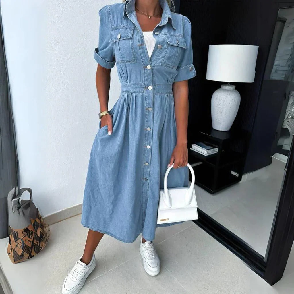 Trendy Denim Dress