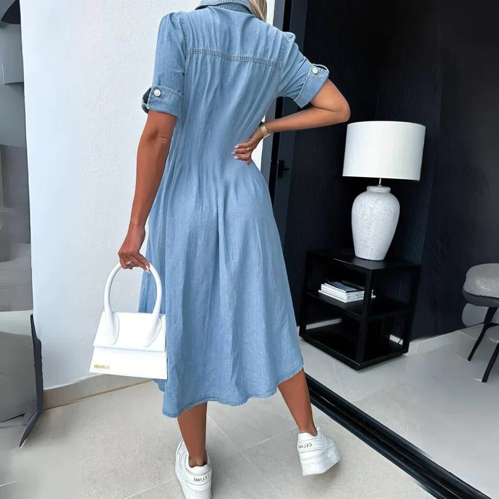 Trendy Denim Dress