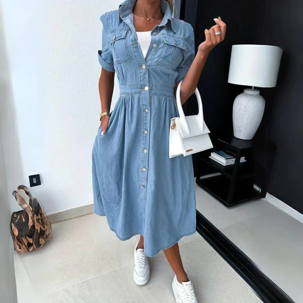 Trendy Denim Dress