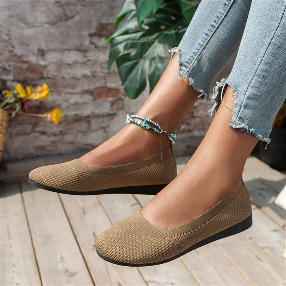 Slip-On Shoes with Memory Foam Insole and Arch Support for All-Day Wear