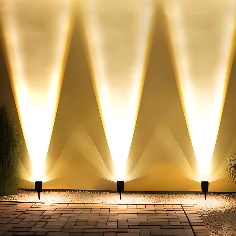 Waterproof LED Solar Multi-zoom Spot Light Landscape Lighting RGB