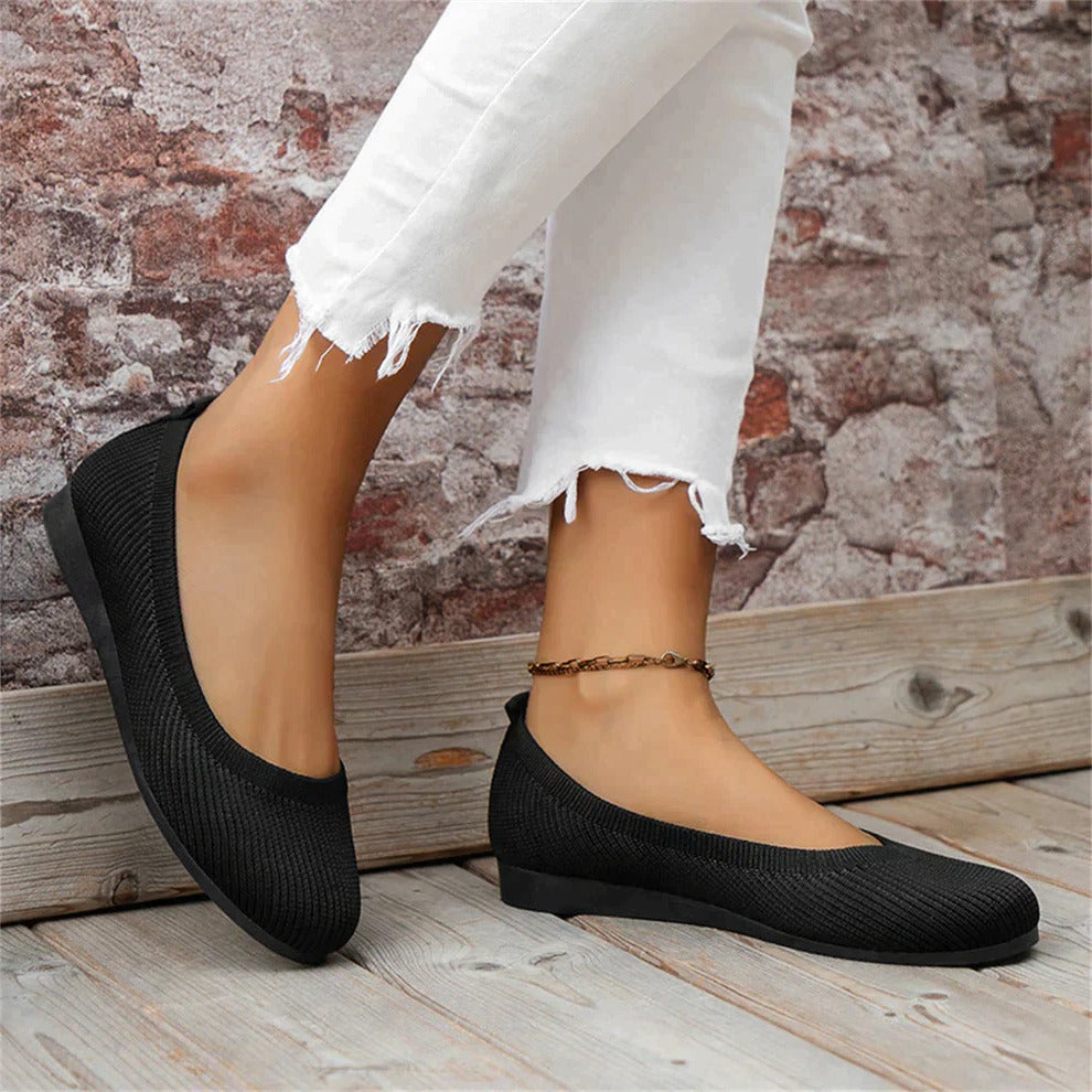 Slip-On Shoes with Memory Foam Insole and Arch Support for All-Day Wear