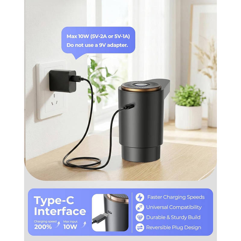USB-C Rechargeable Water Bottle Pump for 2 to 5 Gallon Bottles