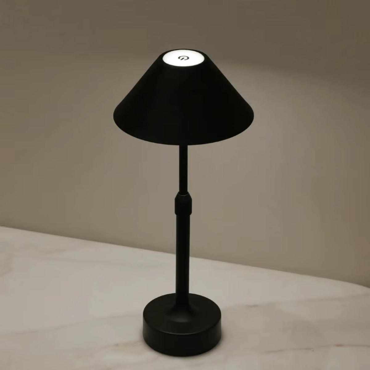 Telescopic Cordless Dimmable Table Lamp, LED, Height Adjustable, Rechargeable