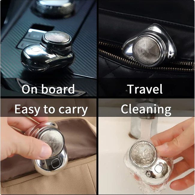 The Pocket-Sized Shaver: Mini-Shave Portable Electric Razor
