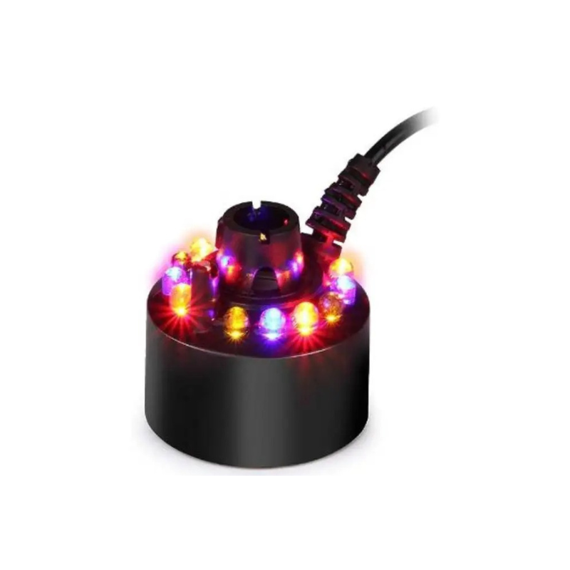 Ultrasonic Fog Machine with Multicolor LED Lights and 8-Hour Runtime