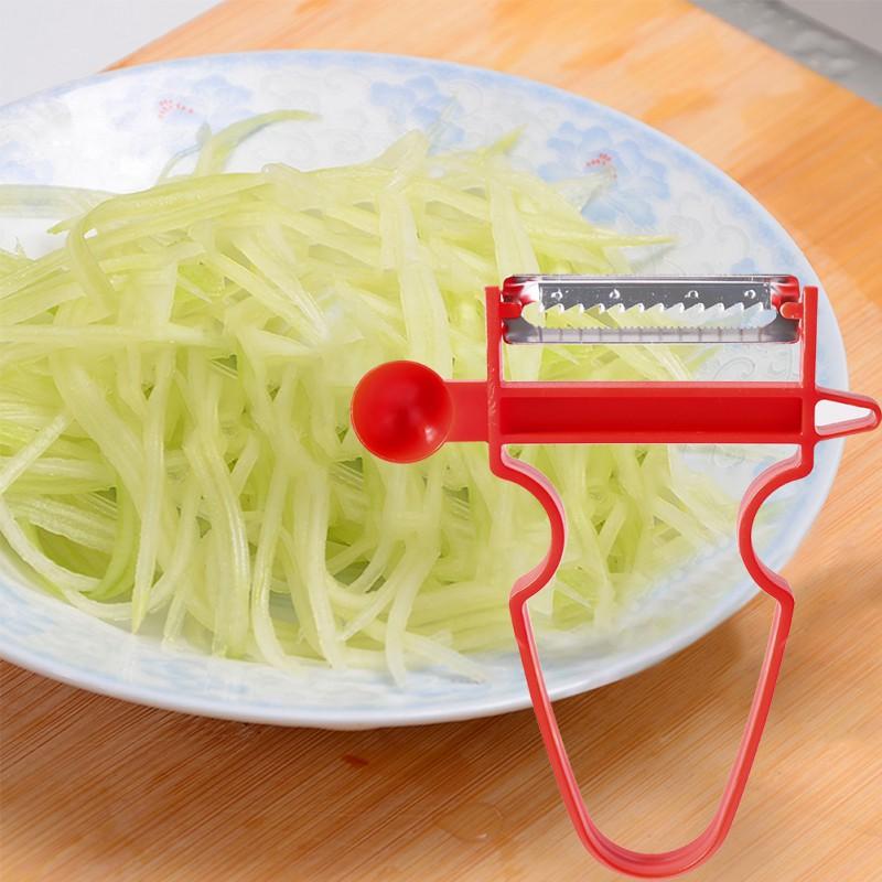 Vegetable Peeler Set with Serrated, Y-Style and Julienne Blades, Ergonomic Handle
