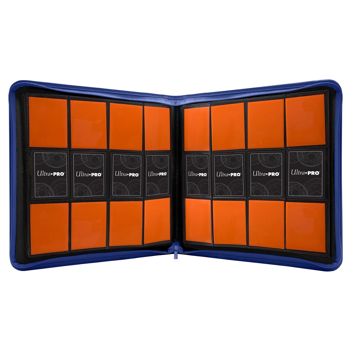 Ultra PRO 12-Pocket Zippered PRO-Binder – Blue | Premium Trading Card Binder for Collectors | Holds Up to 480 Cards | Acid-Free, Side-Loading Design for Maximum Protection