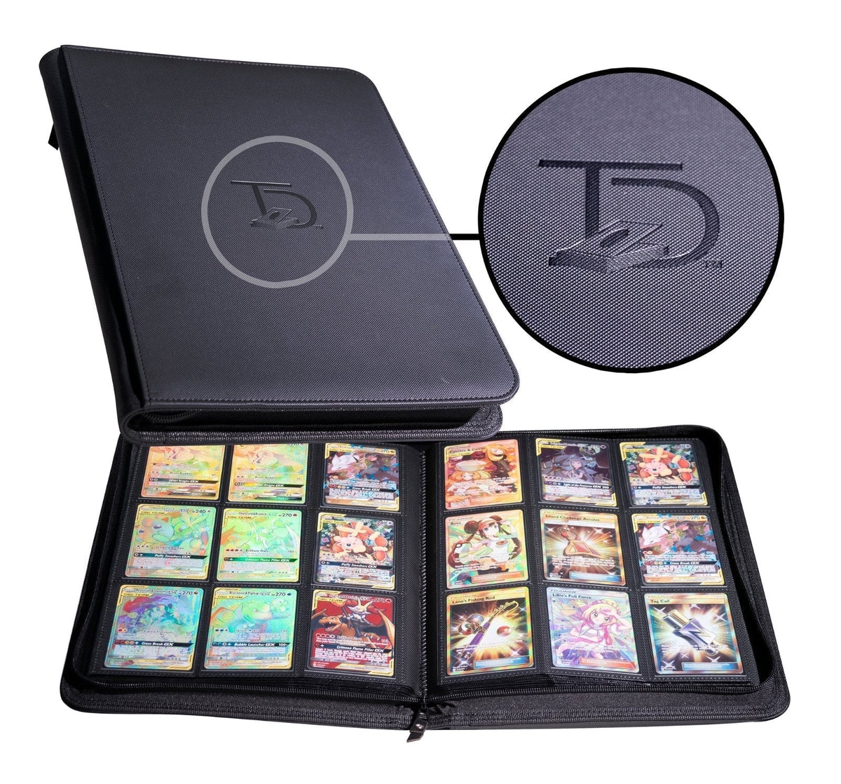 TopDeck 500 Card Trading Card Binder with Zipper Closure