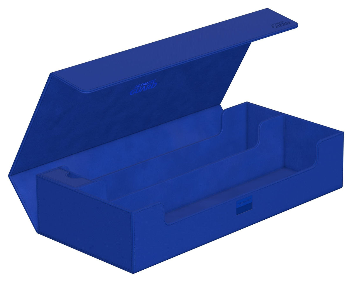Ultimate Guard Superhive 550+, Deck Case for 550 Double-Sleeved TCG Cards, Blue, Compatible with Boulders, Magnetic Closure & Microfiber Inner Lining