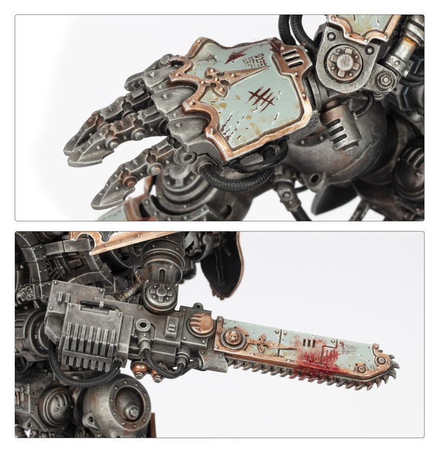 Warhammer 40K Imperial Knights Knight Questoris Model Kit – Multipart Plastic War Machine Figure with 6 Build Configurations for Warhammer 40,000 Armies