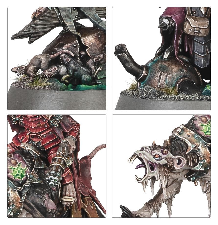 Warhammer Age of Sigmar: Ultimate Starter Set – Spearhead Starter Box with Stormcast Eternals & Skaven, 37 Push-Fit Miniatures, Gaming Mat, Dice & Rulebooks