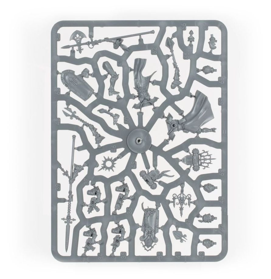 Warhammer 40K Combat Patrol Adepta Sororitas Army Set – 27 Multipart Plastic Miniatures, Sisters of Battle Warhammer 40,000 Starter & Expansion Box with Canoness and Celestian Sacresants