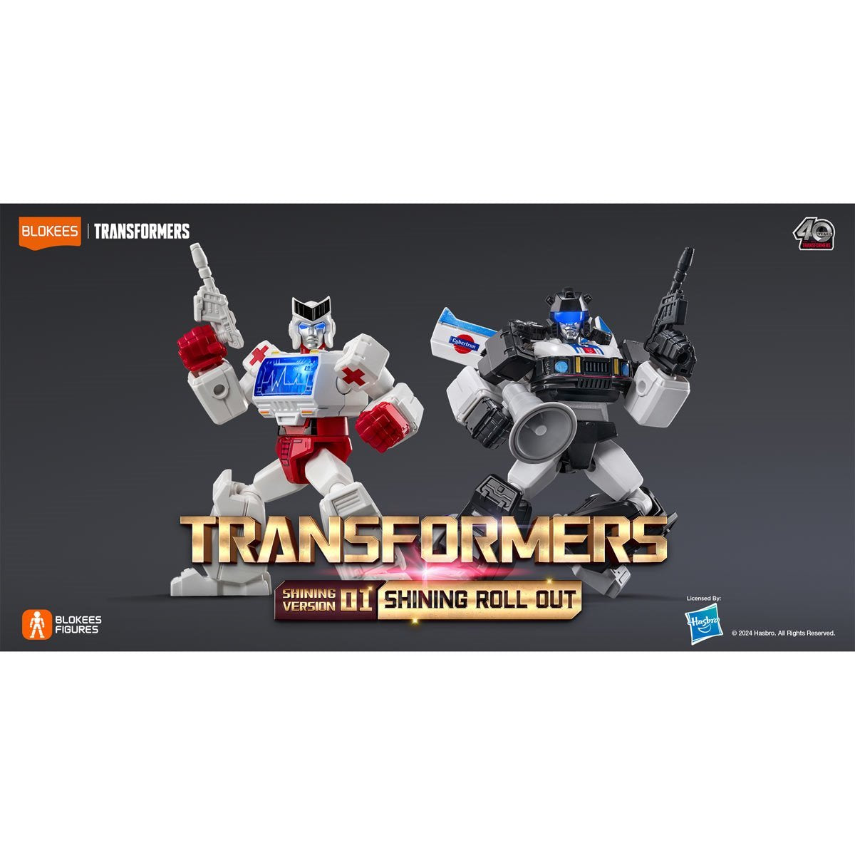 Transformers Shining Version 1 Shining Roll Out Blokees Mini Model Kit