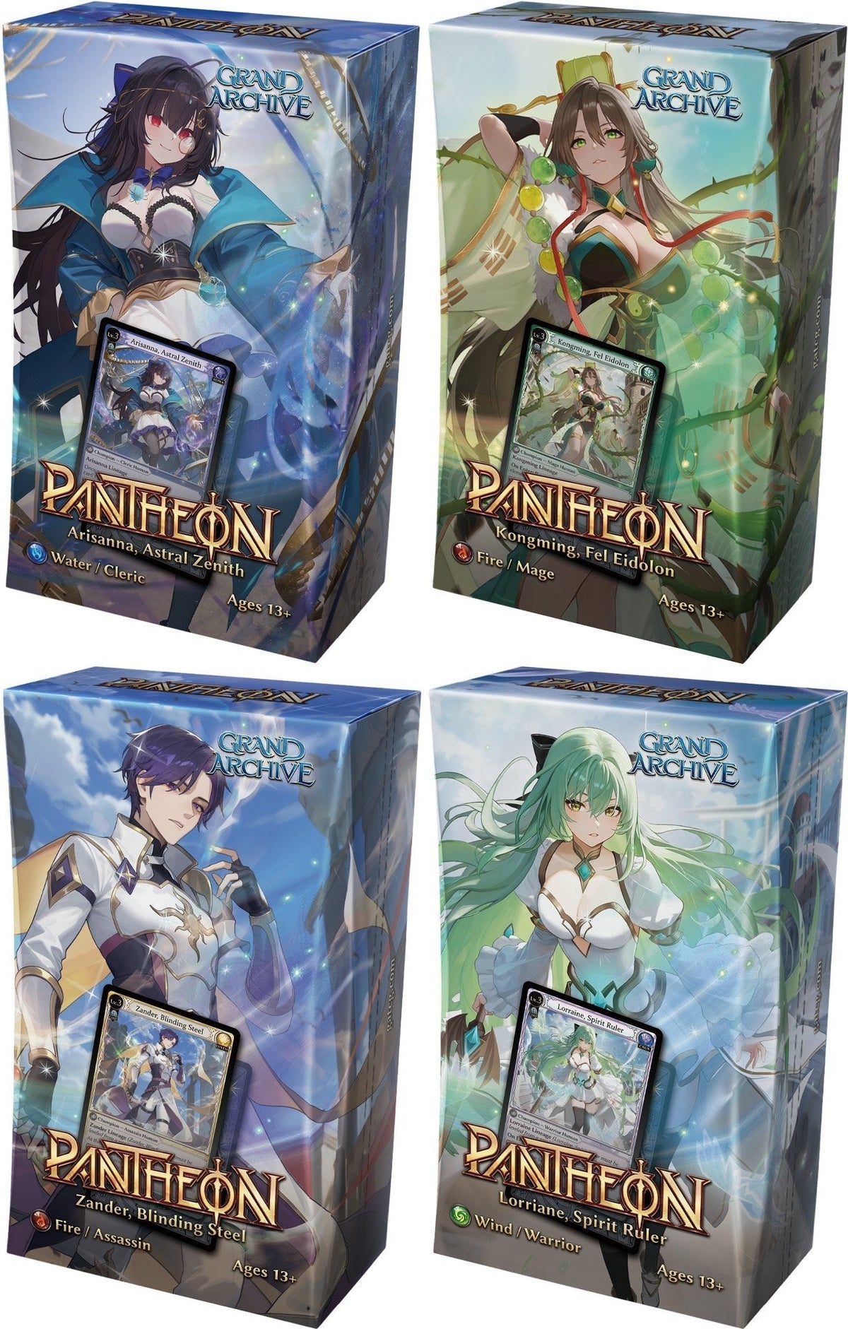 Grand Archive TCG Radiant Origin Pantheon Deck Set – Premium Trading Cards for Strategy, Collectors & Competitive Battles