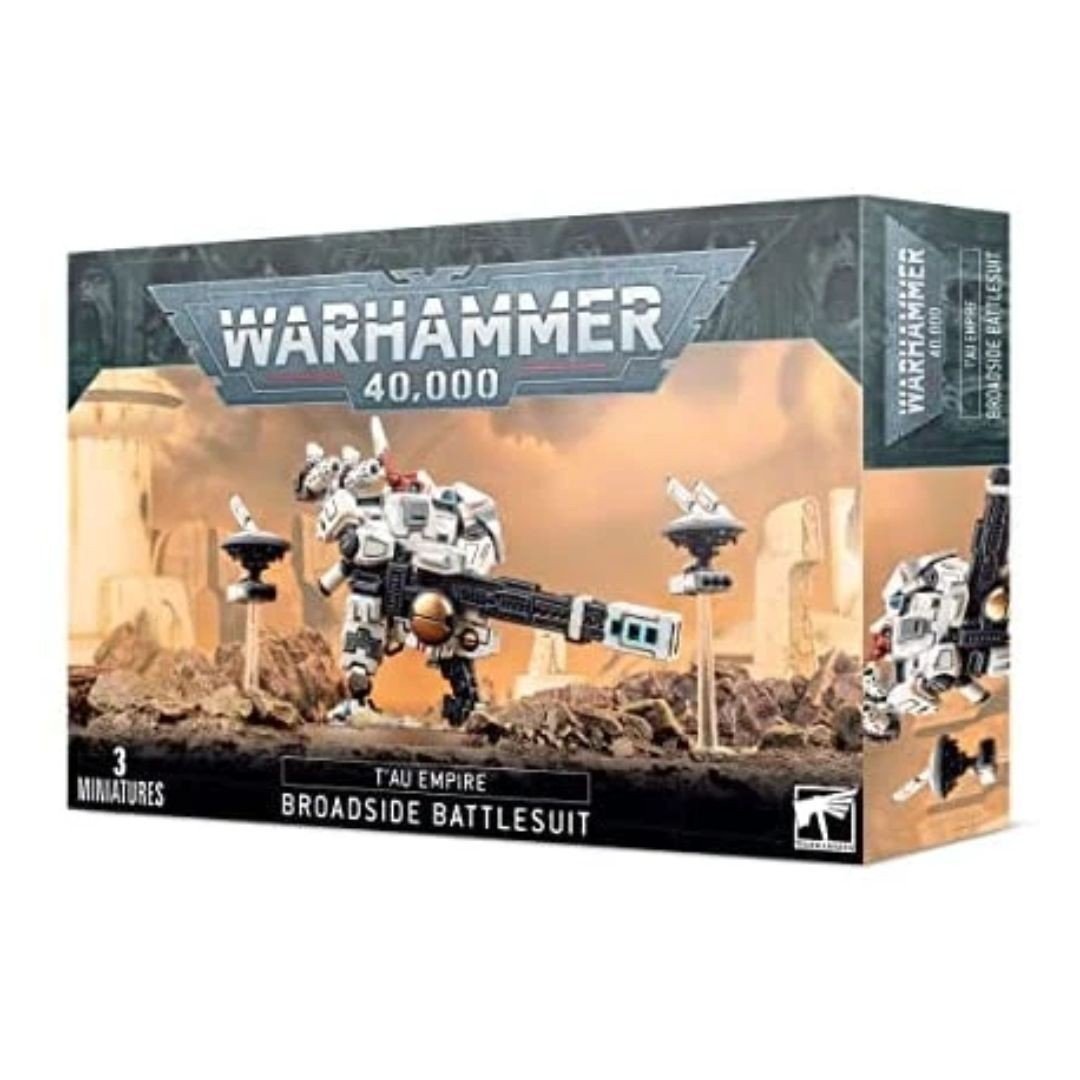 Warhammer 40K T'au Empire: Broadside Battlesuit - 3 Miniatures