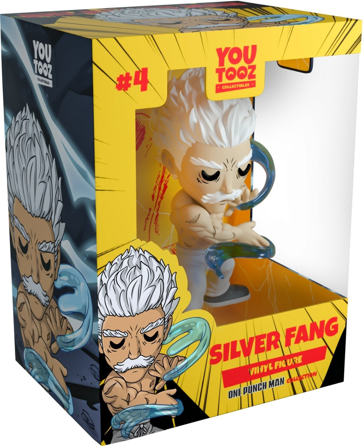 Silver Fang Youtooz One Punch Man Collection - Approx. 4.9" Collectible Vinyl Figure #4 with Window Display Box