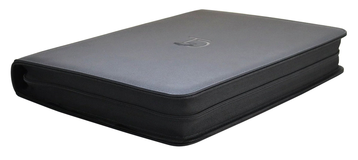 TopDeck Top Loader Binder for 216 Cards, 9 Pocket Side Loading Trading Card Album, Premium PU Leather Binder with Zipper, Acid-Free Non-PVC Pages, Compatible with Standard Toploaders for Sports & TCG Cards
