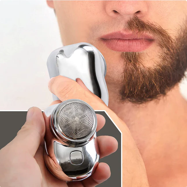 The Pocket-Sized Shaver: Mini-Shave Portable Electric Razor