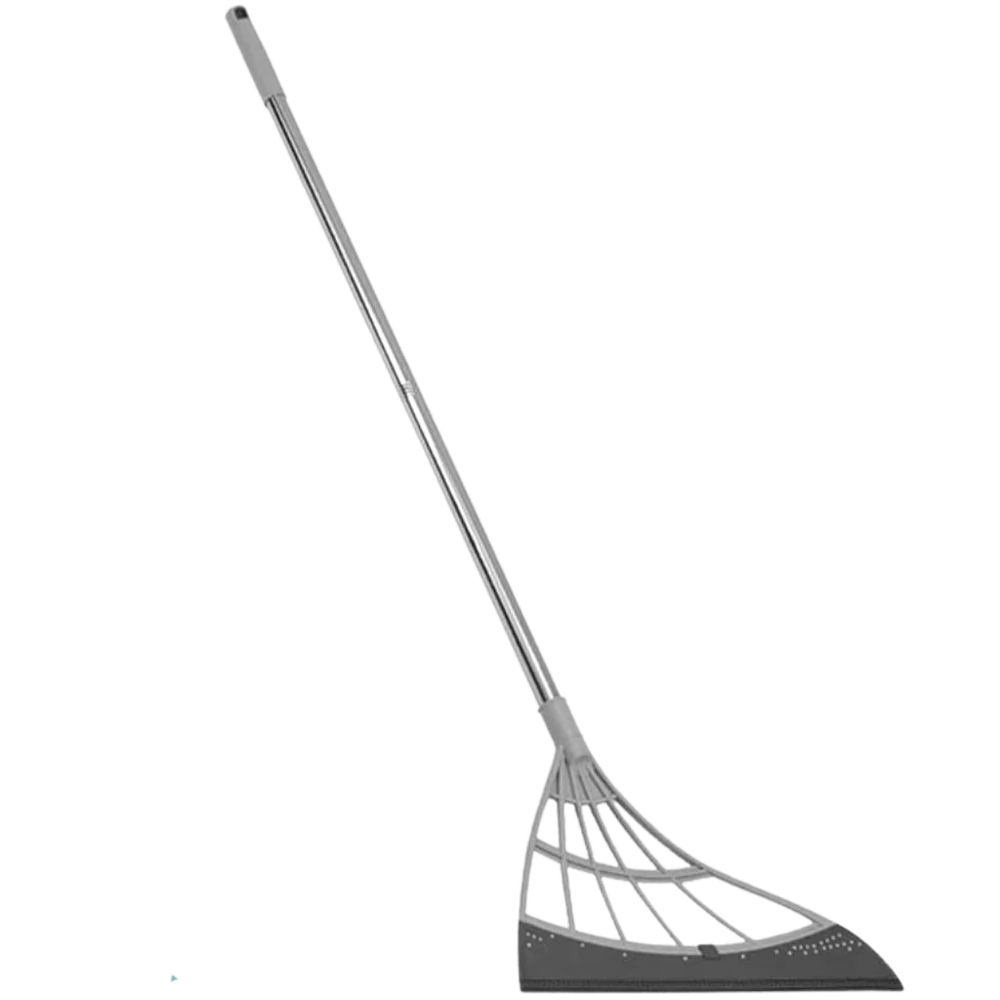 Telescopic rubber sweeper