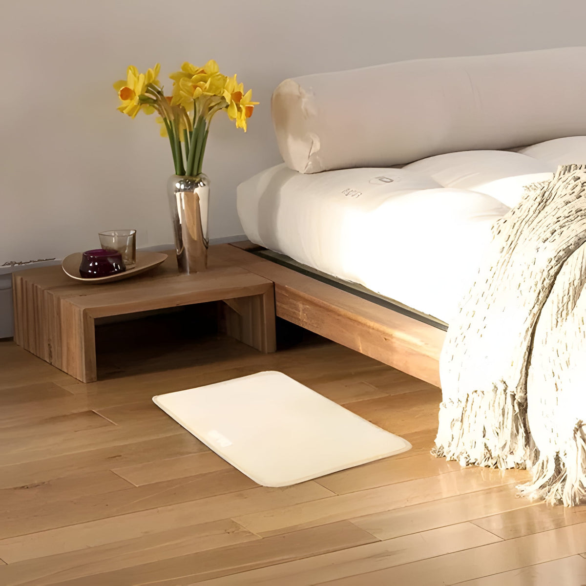 Smart Rug Carpet Alarm Clock | Soft Carpet Alarm for Heavy Sleepers - Lazy Alarms & Home Decoration