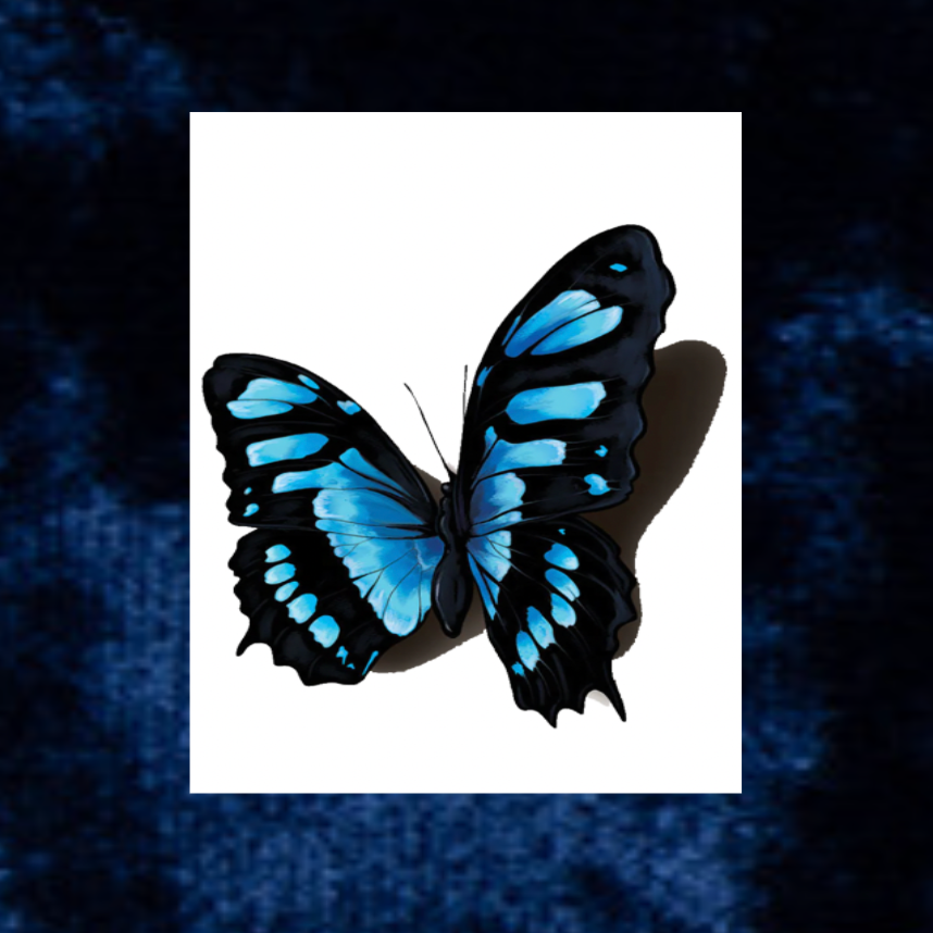 3D Realistic Temporary Tattoo with Water Transfer Application, 2.5x4 Inches