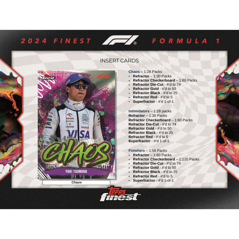 2024 Topps Finest Formula 1 Hobby Box