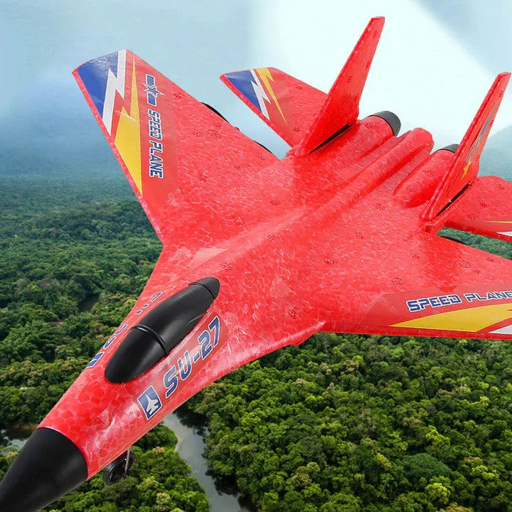 Remote Control Plane with Silicone Buoyant Nose and Reinforced ABS Frame, 8-12 Min Flight