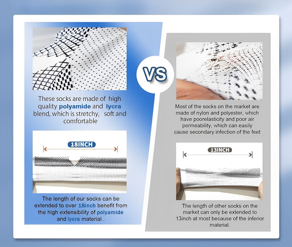 4 Pairs of Therapy Socks For Men and Women