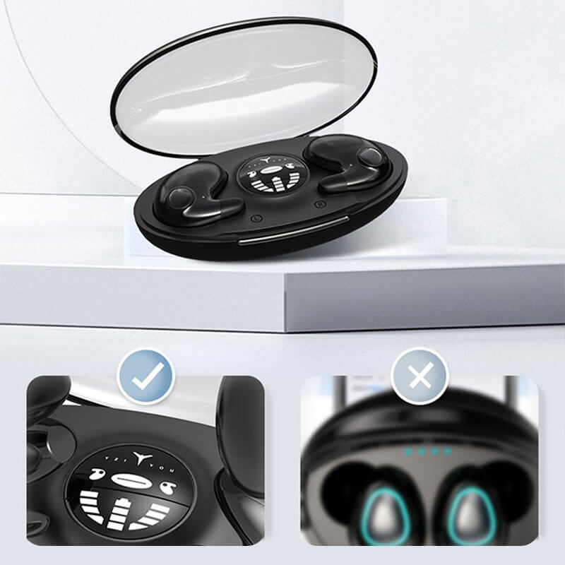 Sleep Earbuds with Flat Ergonomic Fit and Wireless 5.3 Connectivity, IPX5 Sweat Resistant